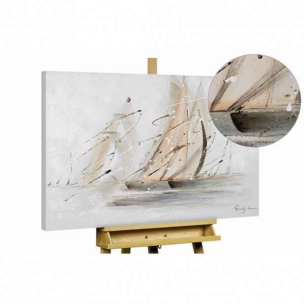 KUNSTLOFT OLEJOMALBA 100/75 cm, Moře a pláž