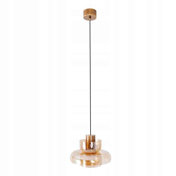 Maxlight Signature závěsná Led lampa 8W 800lm 3000K jantarová zlatá
