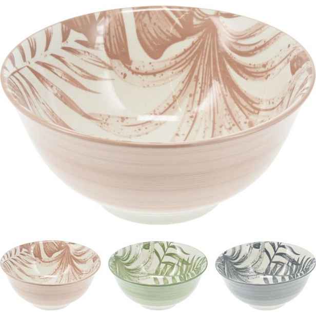 miska 500ml, LISTY, mix barev, porcelán