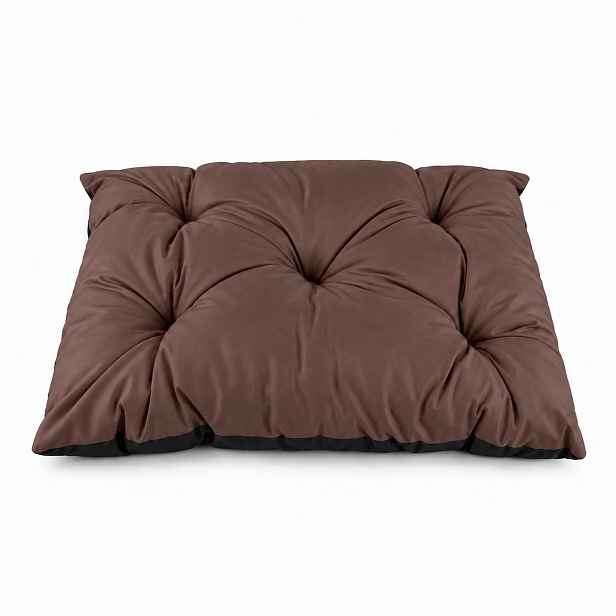 Nepromokavý polštář pro psy PACCO 22 hnědý Rozměr: 90x60x15 cm