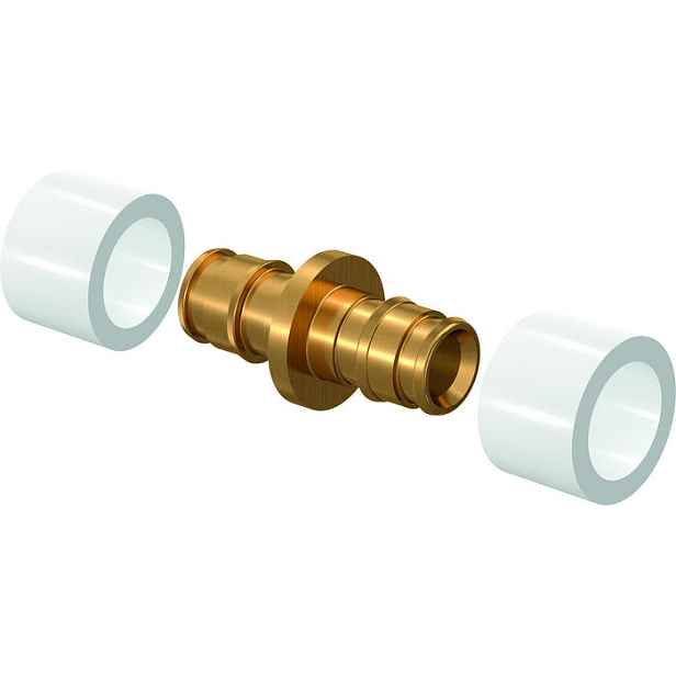 Spojka se dvěma PE-Xa kroužky Uponor Q&E 16×16 mm (10 ks/bal.) 1058660