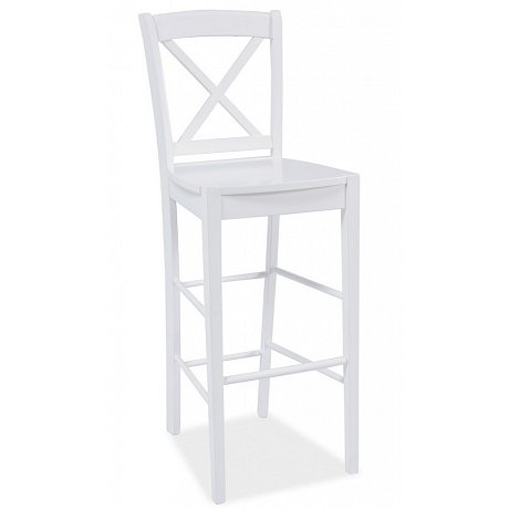 Barová židle, bílá