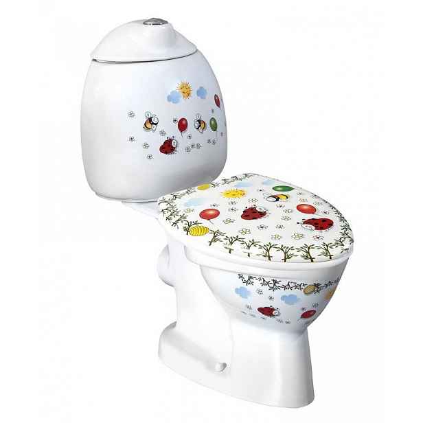 SAPHO - KID WC kombi dětské, zadní odpad, dekor CK311.400.0F