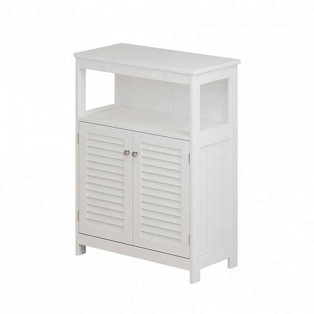 Vicco STŘEDNÍ SKŘÍŇKA Riad Bílá 60 x 80 cm s dvířky a otevřenou přihrádkou