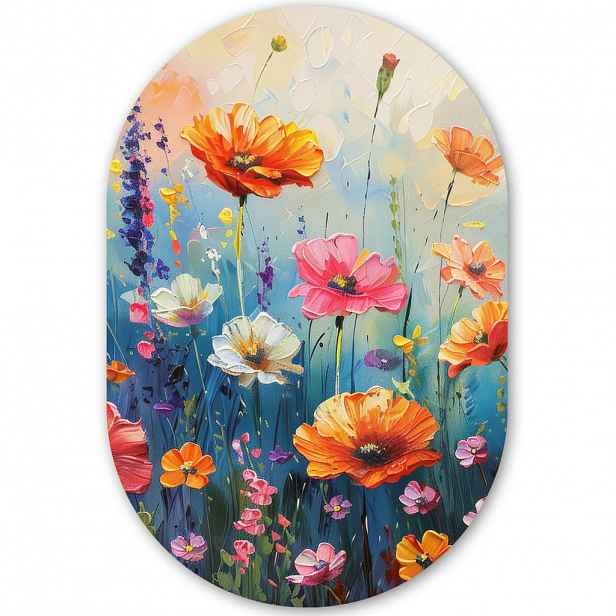 MuchoWow NÁSTĚNNÝ OBRAZ Květiny - Příroda - Akvarel - Umění 40x60 cm