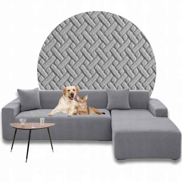 Potah Na Celý Roh Pohovky Pohovka Žakárová Jedle Pravá 3+3OS Oeko-tex