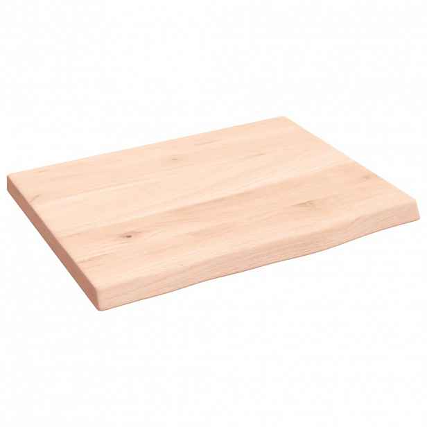 vidaXL Koupelnová deska 40 x 30 x 2 cm neošetřené masivní dřevo