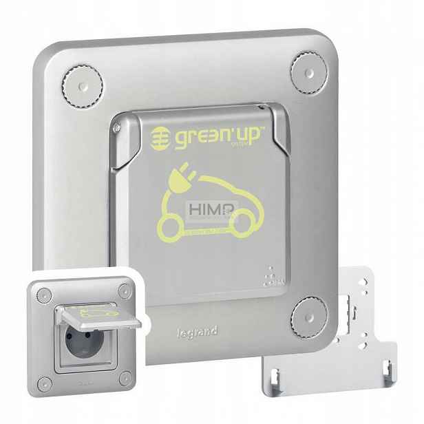 Soliroc Zásuvka 2P+Z Green'UP s klapkou IP55/K10