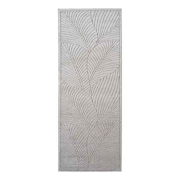 Vnitřní a venkovní běhoun ve stříbrné barvě 80x250 cm Nova 1203 – Ayyildiz Carpets
