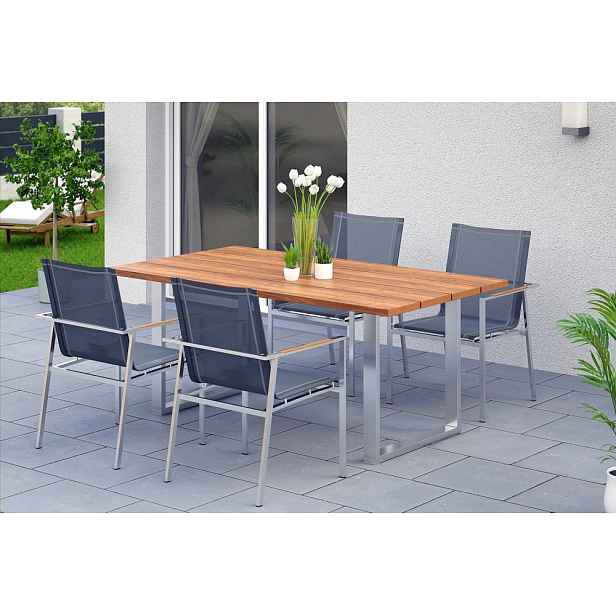 Zahradní jídelní set 4+1 D4932 Dekorhome