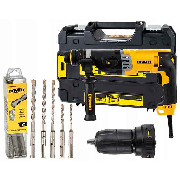 Příklepová vrtačka DeWalt D25144K vrtáky DeWalt