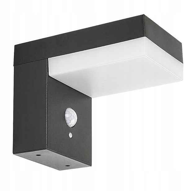 Venkovní solární nástěnná lampa se senzorem