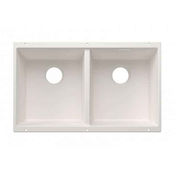 Blanco Subline 350/350 - Silgranitový dřez, 76x46 cm, bílá 527831