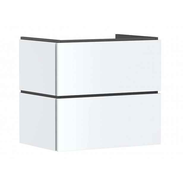 Hansgrohe Xilesa E - Umyvadlová skříňka, 62x68x47 cm, 2 zásuvky, matná bílá 54258700