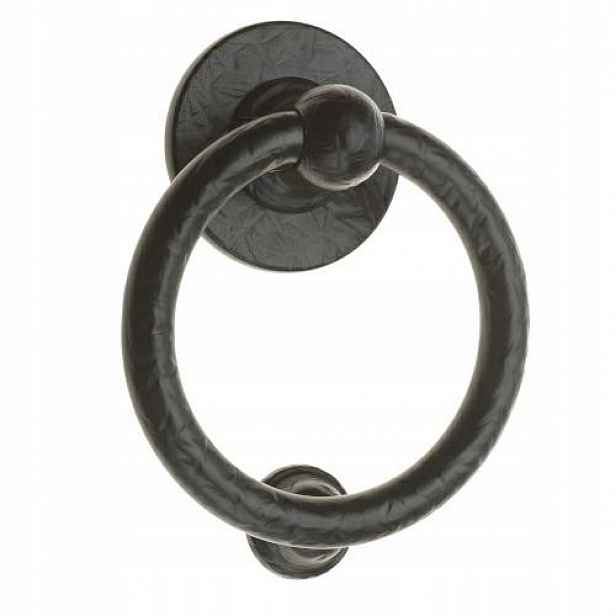 Kolátka kulatá těžká černá Bull Ring 165 mm Anglická