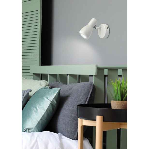 Nástěnná lampa 1X40W E14 bílá matná PICARDO