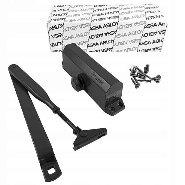 Samozavírač dveří 80 kg černý Assa Abloy DC110