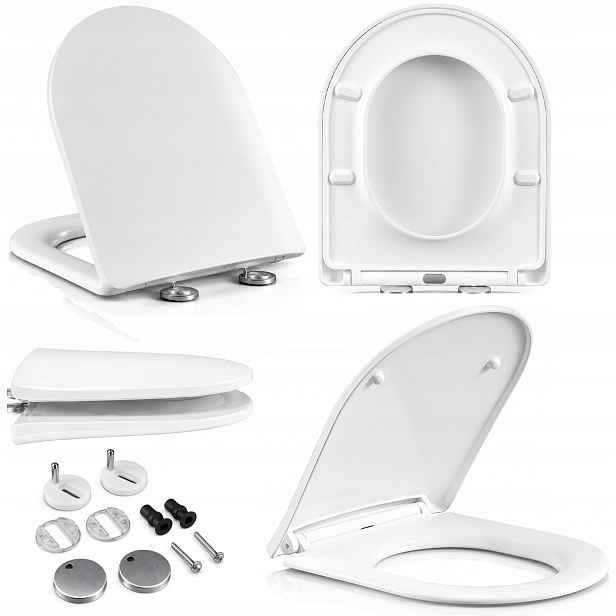 Wc sedátko Duroplast Slim 42x36 Carlo Rea s pomalým sklápěním