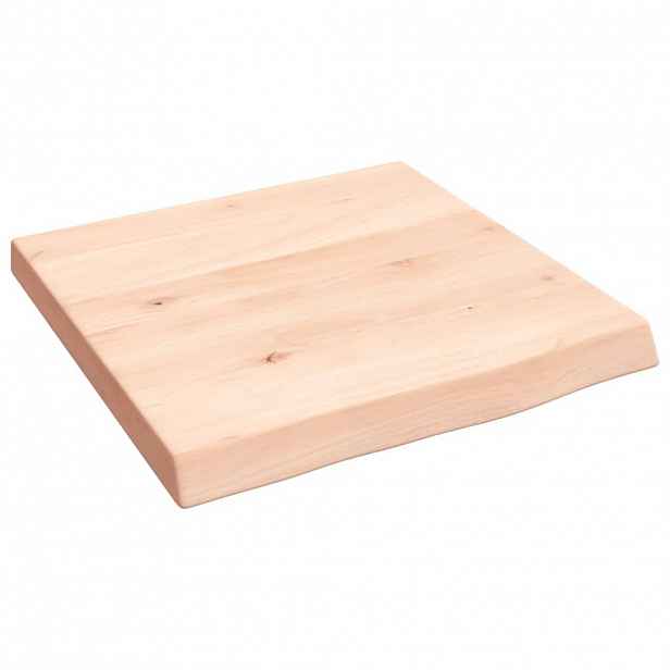 vidaXL Koupelnová deska 40x40x(2-4) cm neošetřené masivní dřevo