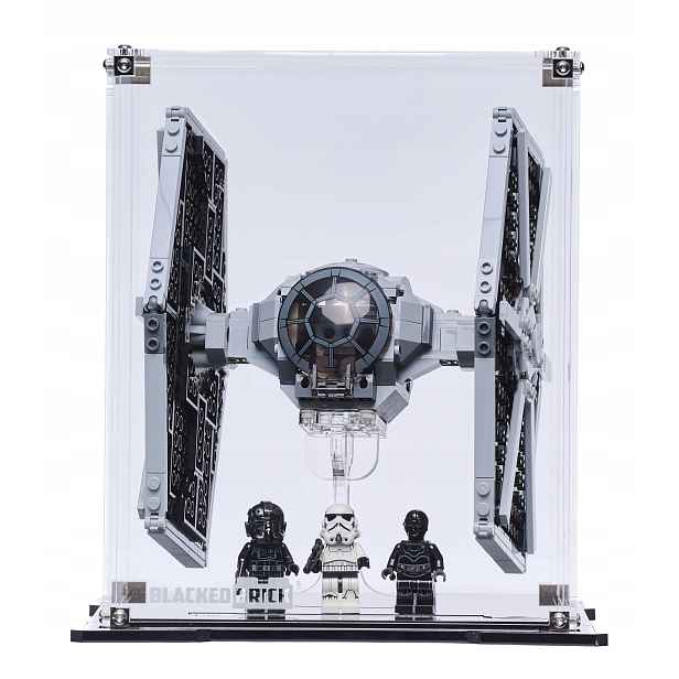 Vitrína Blacked Brick pro Lego Star Wars 75300 Imperiální stíhačka Tie