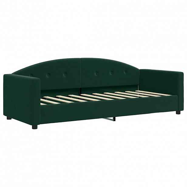 vidaXL Válenda tmavě zelená 80 x 200 cm samet