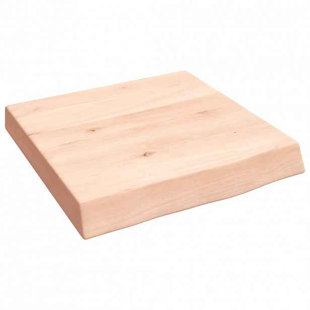 vidaXL Koupelnová deska 40x40x(2-6) cm neošetřené masivní dřevo