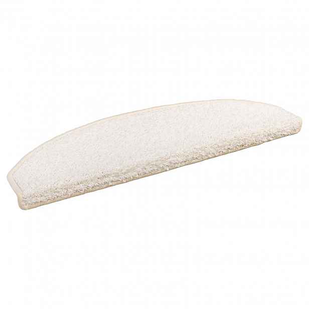 vidaXL Samolepicí schodové rohože 15 ks 80 x 24,5 x 3,5 cm Bílá