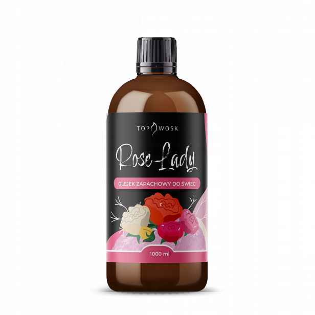 Vonný olej na svíčky Rose Lady 1000 ml vůně do parafínového vosku