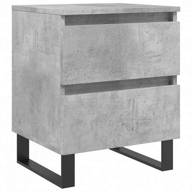 vidaXL Noční stolek betonově šedý 40 x 35 x 50 cm kompozitní dřevo