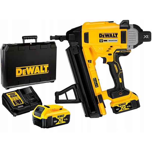 Držák hřebíkovačky na betonu 18V 2x5Ah Xr DCN890P2 DeWalt kufr