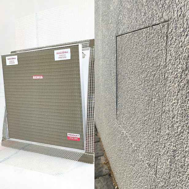Fasádní Revizní Dvířka 20X30 Pod Strukturu