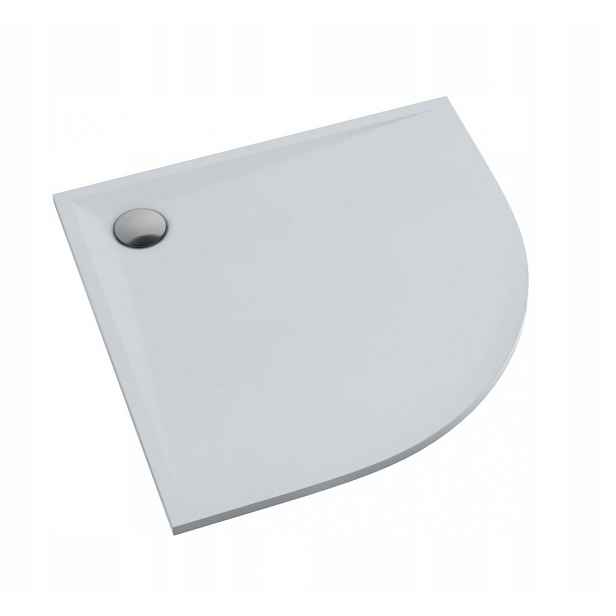 Půlkruhová sprchová vanička Etrusco Stabilsound+ 80x80x3