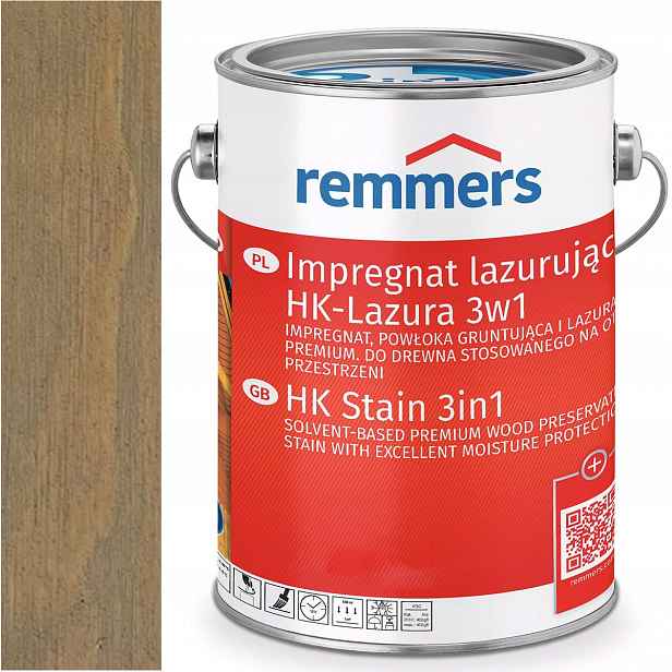 Remmers HK-Lasur Grey-Protect Ochranná lazura na dřevo Glinka 2,5L