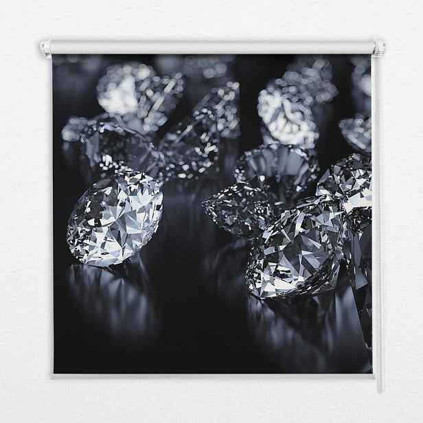 TULUP VNITŘNÍ roleta - okenní roleta - roleta - 150 x180 cm - Diamanty