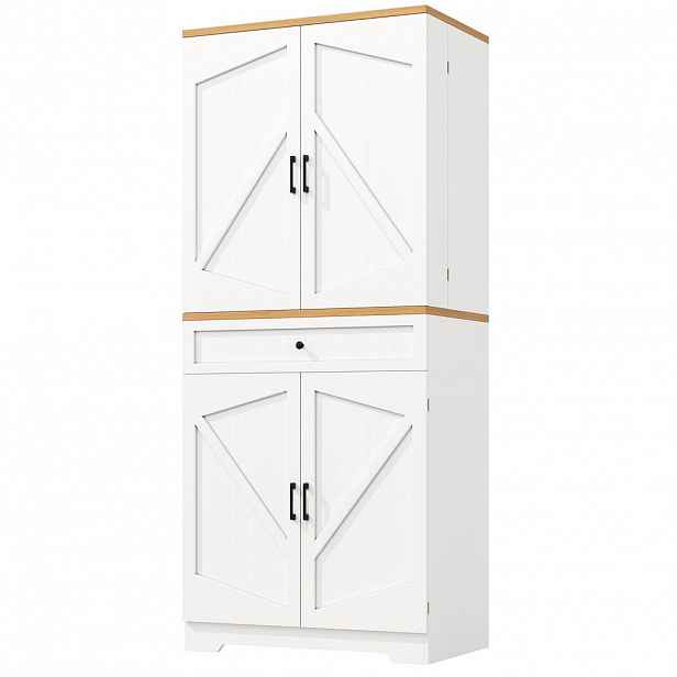 FLIEKS VYSOKÁ SKŘÍŇ 80x40x180 CM 12 PŘIHRÁDEK MDF