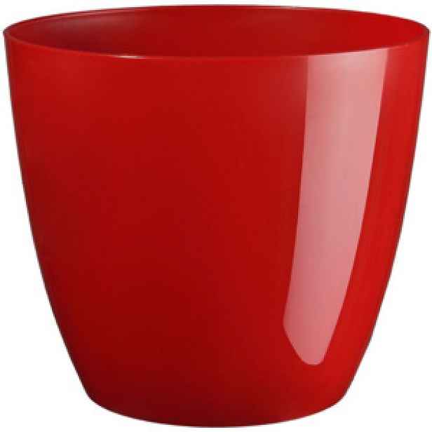 PLASTKON - Dekorační květináč 13cm ELLA bordový