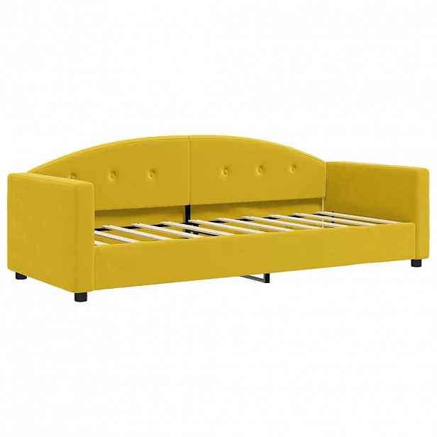 vidaXL Válenda žlutá 80 x 200 cm samet