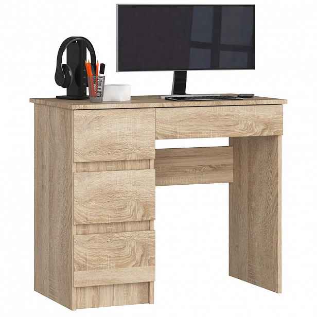 RAUMHIRSCH FURNITURE PSACÍ STŮL dub Sonoma 77/90/50