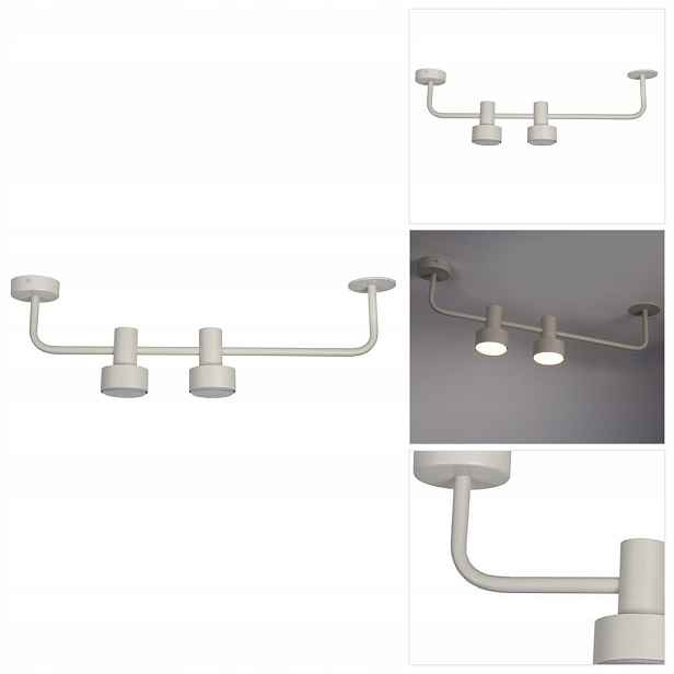 Stropní svítidlo šedá Mona 2 pro osvětlení stěny v obývacím pokoji Sigma Lighting