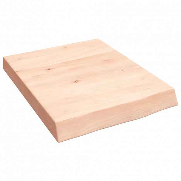 vidaXL Koupelnová deska 40x50x(2-6) cm neošetřené masivní dřevo