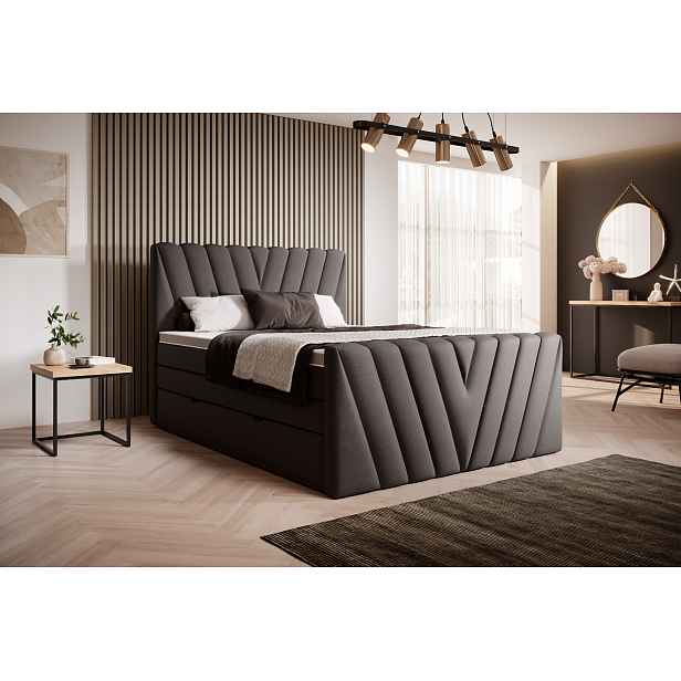 Boxspring Candice Rozměr: 180 x 200 cm, látka: Flores 22