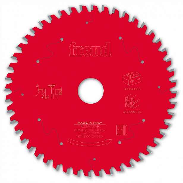 FR03A001HC Kotoučová pila CL Hh Aluminium 136 x 20 x 1.6/1 x T48 Hltcg 0° Fre