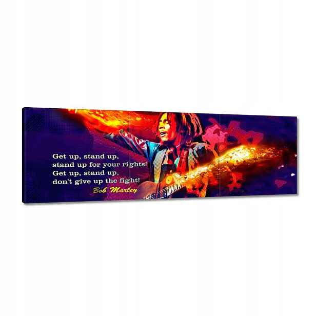Obrazy 120x40 Bob Marley na koncertě