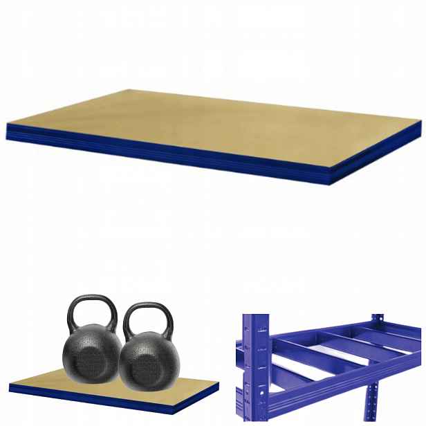 Police pro kovový regál Helios 180x60 cm 1Px275 kg Příčníková Deska Nebe