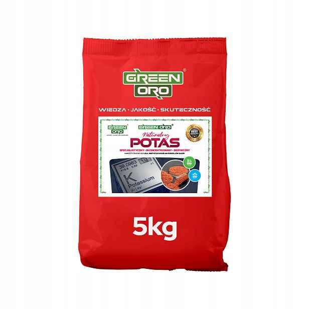 Přírodní draselná sůl Podzimní hnojivo pro trávy a plody Tui jehličnanů 5 kg