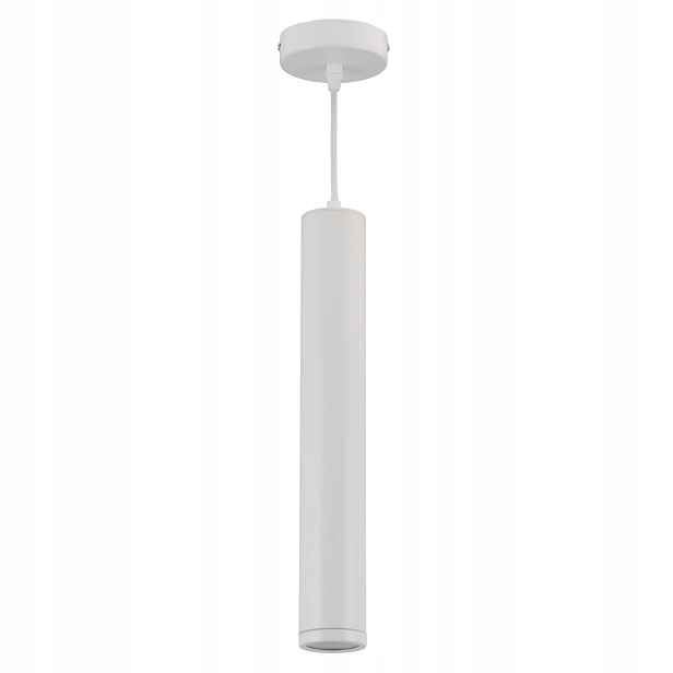 Závěsná lampa Porter Bílá Tuba 1xGU10 Dekorativní převis nad ostrovem Blat
