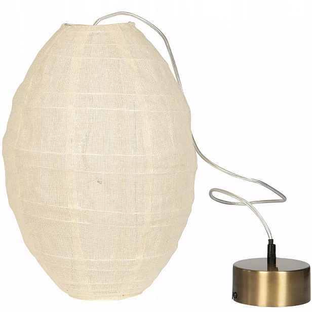 Závěsné Stropní Svítidlo Do Obývacího Pokoje Nad Stůl Boho Jutová Béžová, velká 45 cm