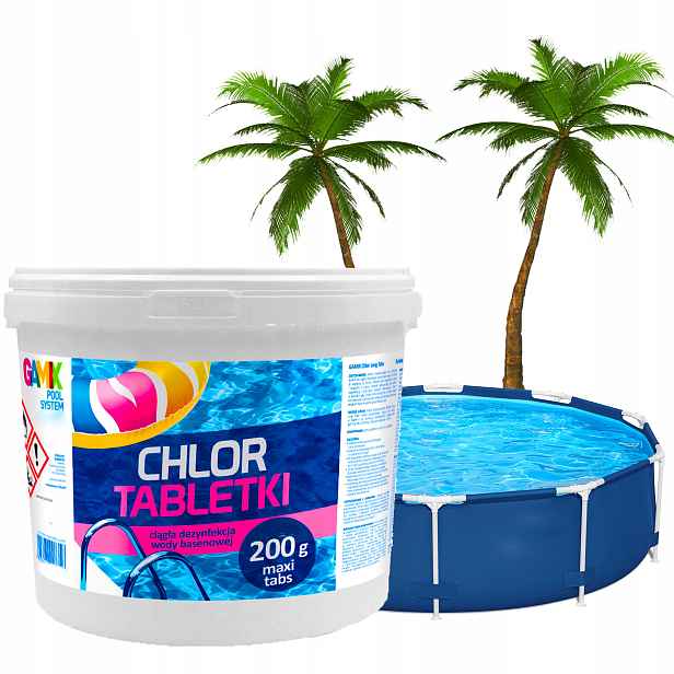 Gamix Multi Chlor Do Bazénu Tablety 200 g 5 kg