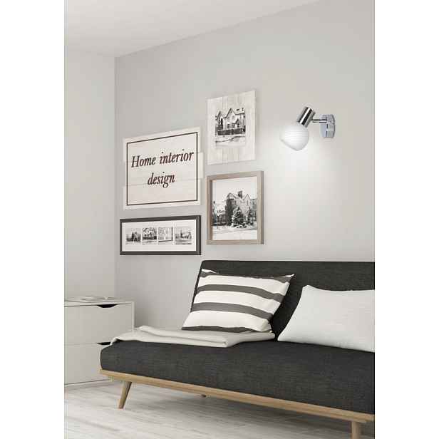 Nástěnná lampa 1X40W E14 chrom TURNO
