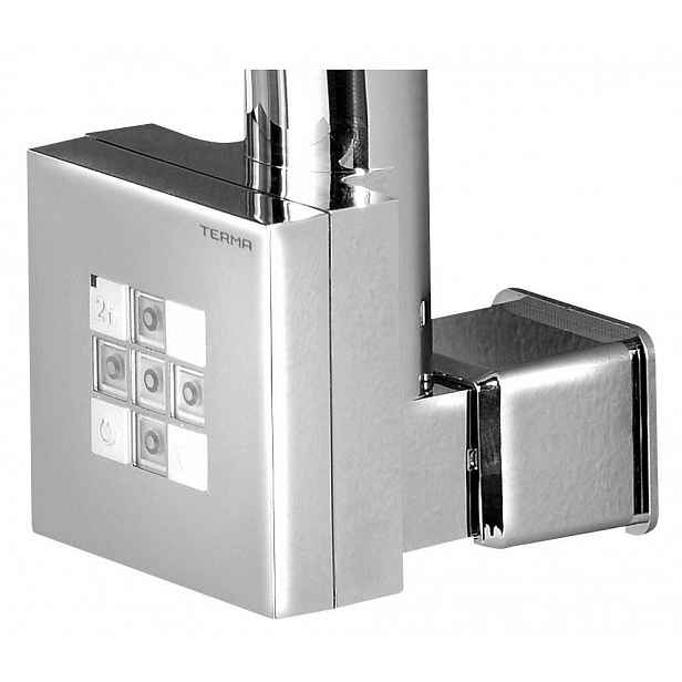 SAPHO - KTX topná tyč s termostatem, s krytem pro kabel, 800 W, chrom KTX-CW-800